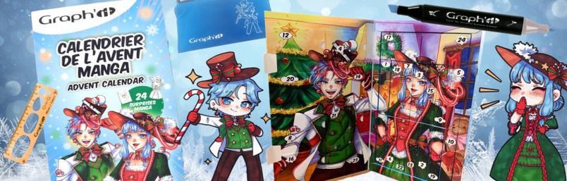 Découvrez la magie de Noël en dessin manga !