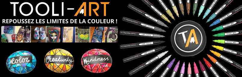 LE MARQUEUR ACRYLIQUE AUX 500 COULEURS !