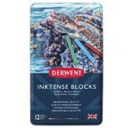 DERWENT - INKTENSE BLOCK - 12 carrés encre aquarellables