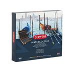 DERWENT - WATERCOLOUR - coffret bois 48 crayons couleur aquarellables