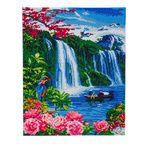 CRYSTAL ART Kit tableau broderie diamant 40x50cm Cascade