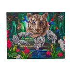 CRYSTAL ART Kit tableau broderie diamant 40x50cm Jungle exotique