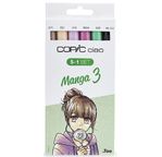 Set COPIC CIAO "5+1" 5 couleurs Manga 3 + 1 Multiliner