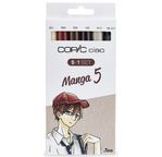 Set COPIC CIAO "5+1" 5 couleurs Manga 5 + 1 Multiliner