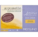 FABRIANO ARTISTICO X WHITE-Bloc18x26-300g-20feuilles-grain fin