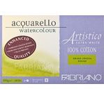 FABRIANO ARTISTICO X WHITE- Bloc31x41-300g- 20 feuilles-grain torchon