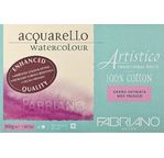 FABRIANO ARTISTICO WHITE- Bloc31x41-300g- 20 feuilles-grain satiné