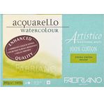 FABRIANO ARTISTICO WHITE- Bloc18x26-300g- 20 feuilles-grain torchon