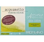 FABRIANO ARTISTICO WHITE- Bloc31x41-300g- 20 feuilles-grain torchon