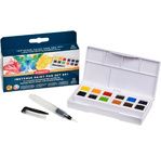 DERWENT - INKTENSE - palette 12 1/2 godets encre aquarellables #01