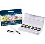 DERWENT - GRAPHITINT - palette 12 1/2godets graphite+pigments aquarel