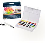 DERWENT - INKTENSE - palette 24 1/2 godets encre aquarellables