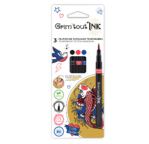 Grim'tout Ink-Set TRADITIONNEL-3 feutres de tatouage temporaire