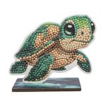 CRYSTAL ART figurine à diamanter Ocean tortue