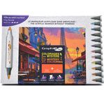 GRAPH'IT GO Kit Coloriage Mystère - CITY SUNSET