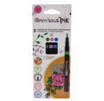 Grim'tout Ink-Set COMPLEMENTAIRE-3 feutres de tatouage temporaire