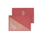 PAPERTREE NIRVANA Mini Env. Message +carte 8,5 x 6 cm Bordeaux