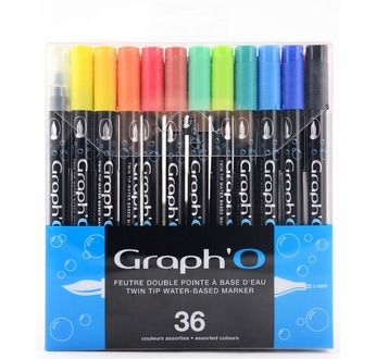 GRAPH'O Set de 36 couleurs