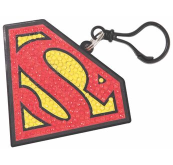 CRYSTAL ART Charms à diamanter - logo Superman