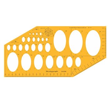 GRAPH'IT STUDYGRAPH Trace Ellipses 35° Isometric