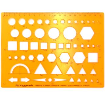 GRAPH'IT STUDYGRAPH Gabarit Multi-Symboles