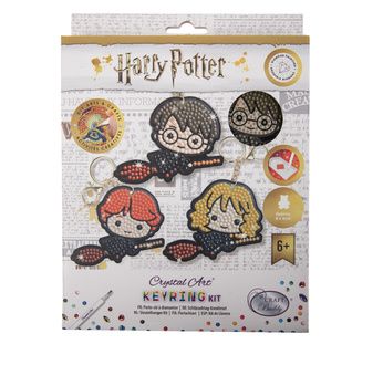 CRYSTAL ART Kit Porte clés x3 Harry Potter