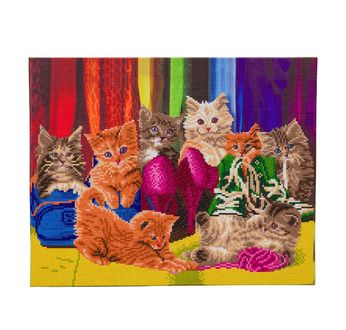 CRYSTAL ART Kit tableau broderie diamant 40x50cm Chatons