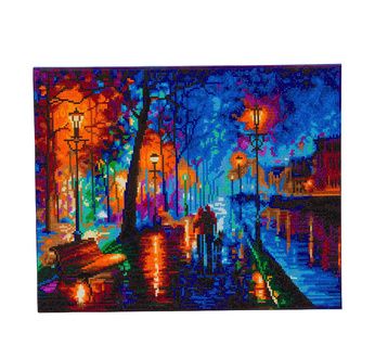 CRYSTAL ART Kit tableau broderie diamant 40x50cm Afremov Nocturne