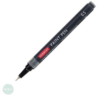 DERWENT PAINT PEN Marqueur peinture opaque - DERWENT - PAINT PEN - marqueur peinture opaque Noir