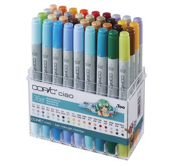 Set COPIC CIAO 36 couleurs Manga