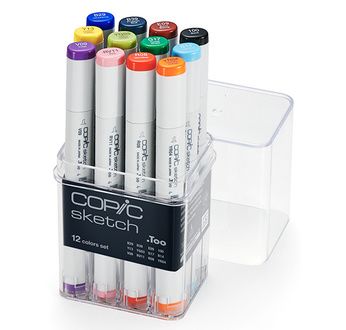 COPIC SKETCH 12 colours set