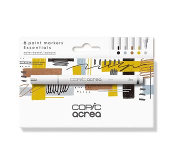 COPIC acrea set de 6 couleurs Essentials