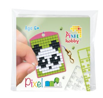 PIXEL Kit créatif porte-clé 4x3cm - Panda