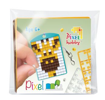 PIXEL Kit créatif porte-clé 4x3cm - Girafe