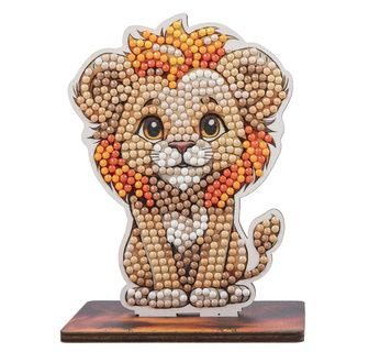 CRYSTAL ART figurine à diamanter Safari lion