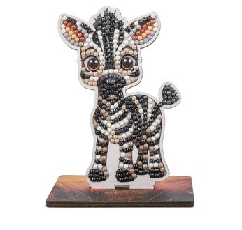 CRYSTAL ART figurine à diamanter Safari zebre