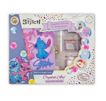 CRYSTAL ART Journal intime Stitch et Angel Love