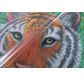 CRYSTAL ART Kit tableau broderie diamant 30x30cm Tigre dans la jungle