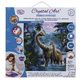 CRYSTAL ART Kit tableau broderie diamant 30x30cm Dinosaures