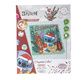 CRYSTAL ART Kit carte broderie diamant 18x18cm Stitch Noël