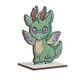 CRYSTAL ART Kit figurine à diamanter Dragon Smoky