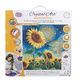 CRYSTAL ART Kit tableau broderie diamant 30x30cm Champs de tournesol