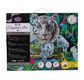 CRYSTAL ART Kit tableau broderie diamant 40x50cm Jungle exotique