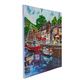 CRYSTAL ART Kit tableau broderie diamant 40x50cm Sur le port