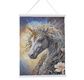 CRYSTAL ART Kit poster à diamanter 35x45cm Licorne