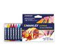 MANLEY 12 Crayons cire aquarellables (Ø12 x 81 mm)