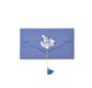 PAPERTREE FLORA Enveloppe Cadeau 19X10 cm Bleu Marine