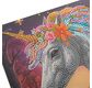 CRYSTAL ART Kit Carte à diamanter 18x18cm Licorne enchantée