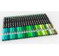 TOOLI Marqueur Acrylique Set Vert 22 couleurs EF 07mm