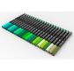 TOOLI Marqueur Acrylique Set Vert 22 couleurs EF 07mm